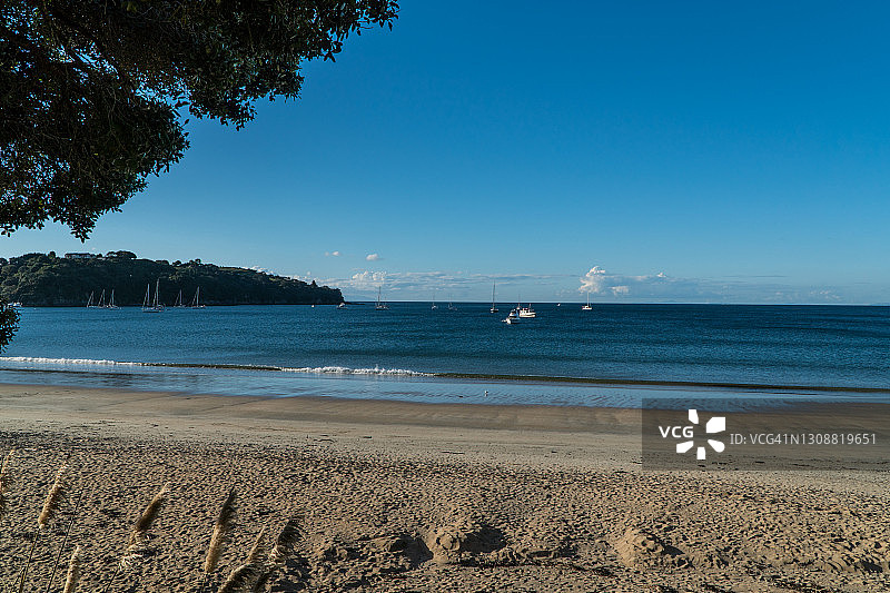 新西兰怀赫科岛美景图片素材