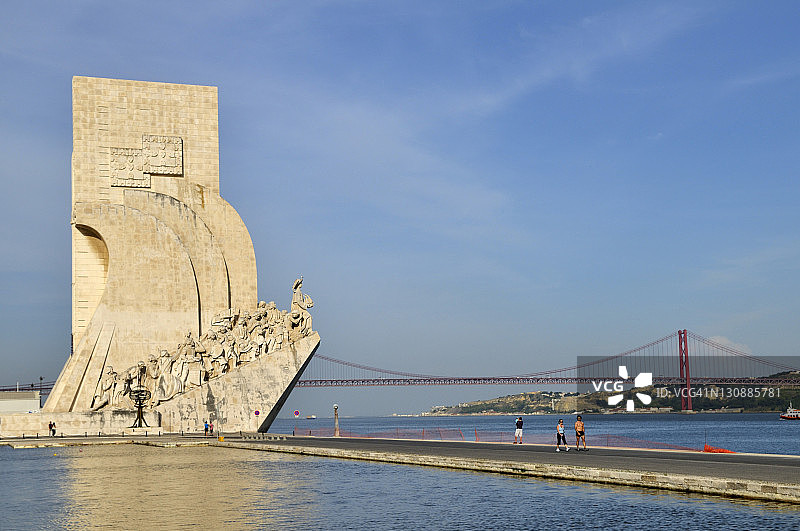 葡萄牙里斯本贝伦发现者纪念碑图片素材
