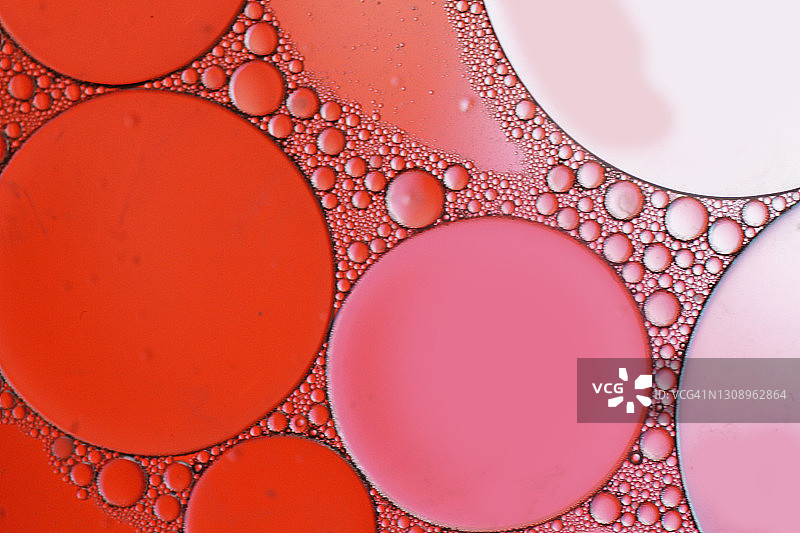 油和水的抽象彩色照片图片素材