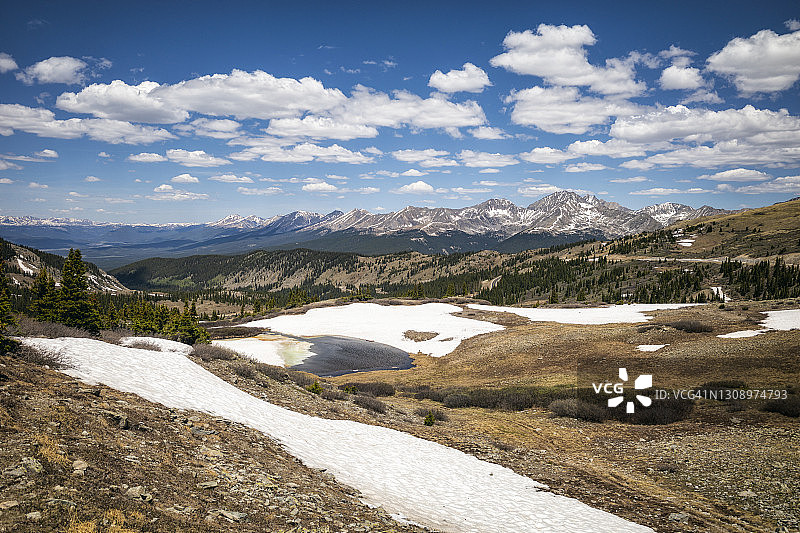 科罗拉多州学院峰荒野区风景图片素材