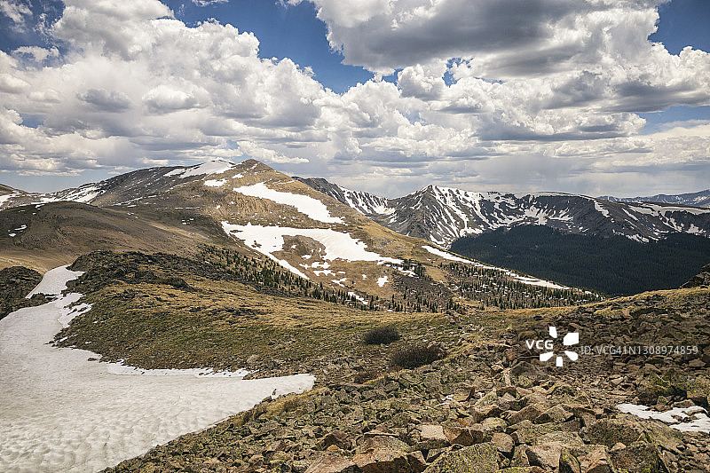 科罗拉多州学院峰荒野区风景图片素材