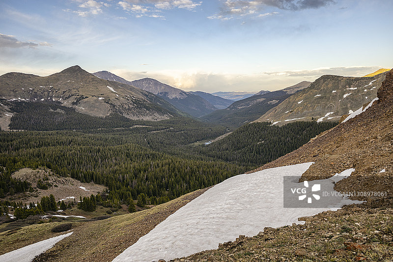 科罗拉多州大学峰荒野景观图片素材