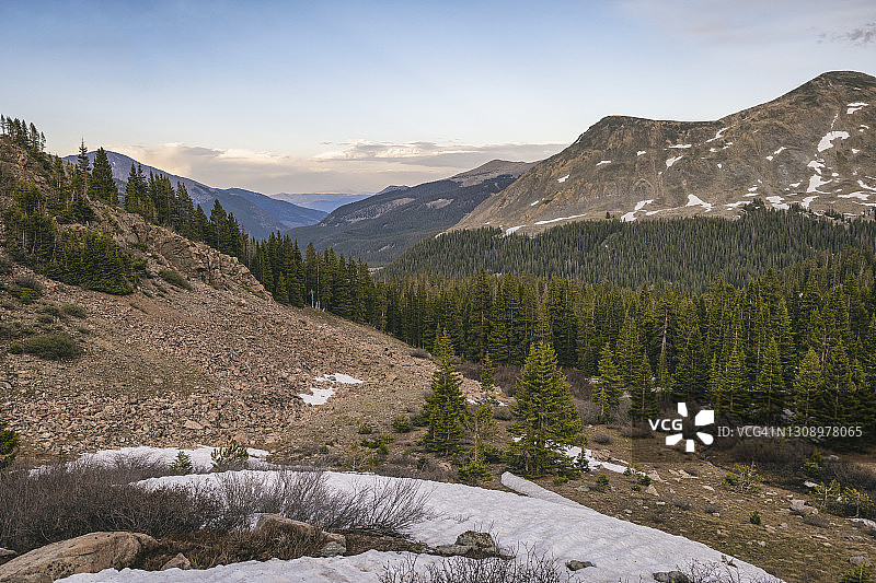 科罗拉多州大学峰荒野景观图片素材