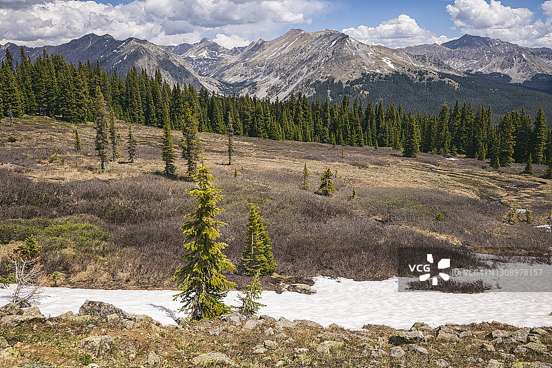 科罗拉多州大学峰荒野景观图片素材