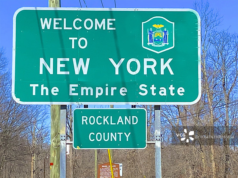 欢迎来到纽约标志图片素材