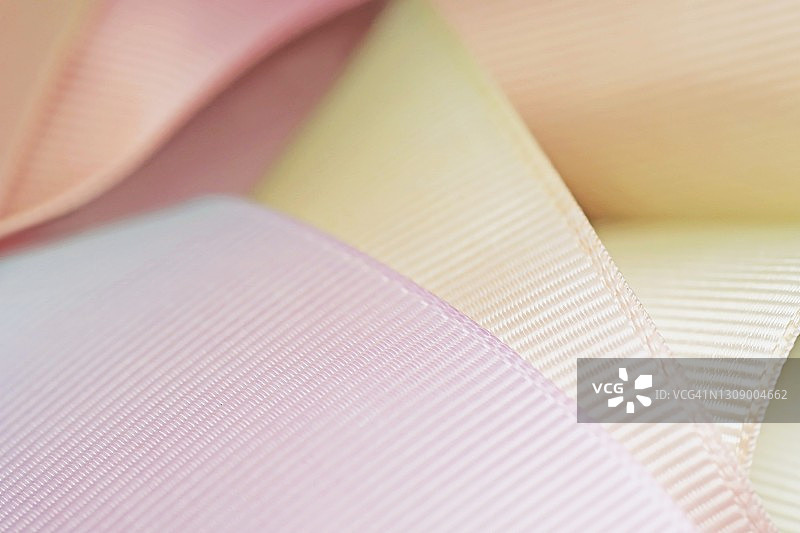 粉彩罗纹丝带图片素材