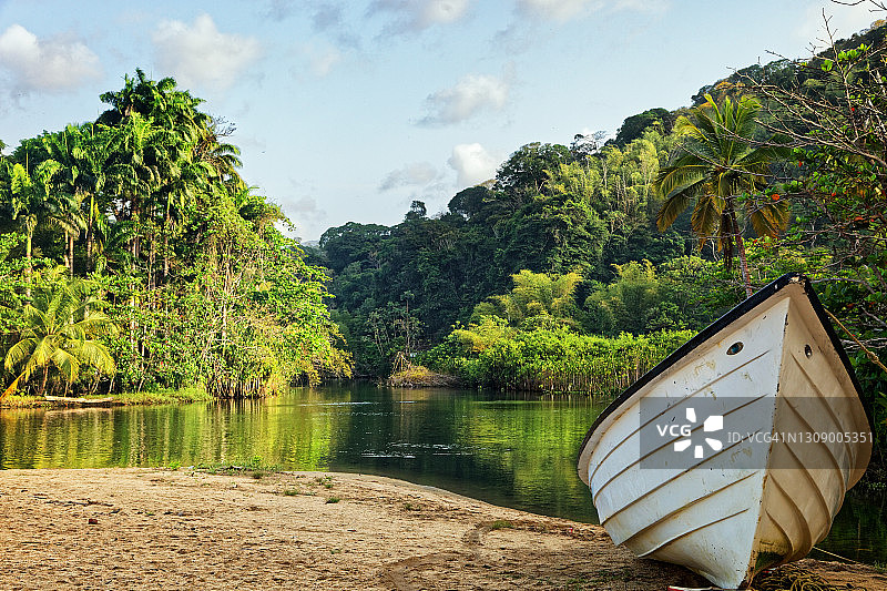 特立尼达，玛丽安河图片素材