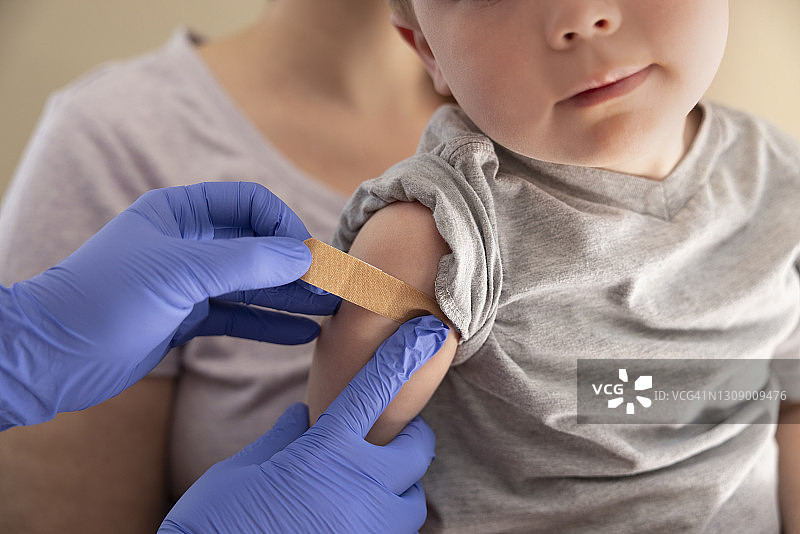 已接种疫苗图片素材