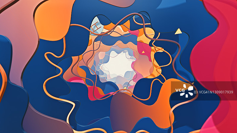 现代简约液体风格图片素材