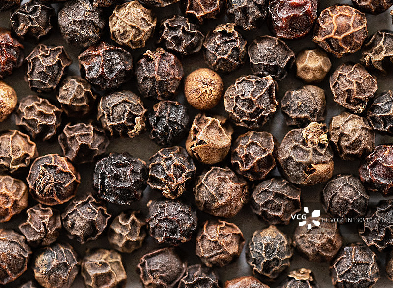 干胡椒粒特写图片素材