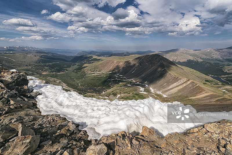 从科罗拉多州阿根廷峰看到的景色图片素材