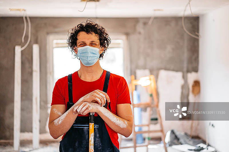 房屋油漆工图片素材