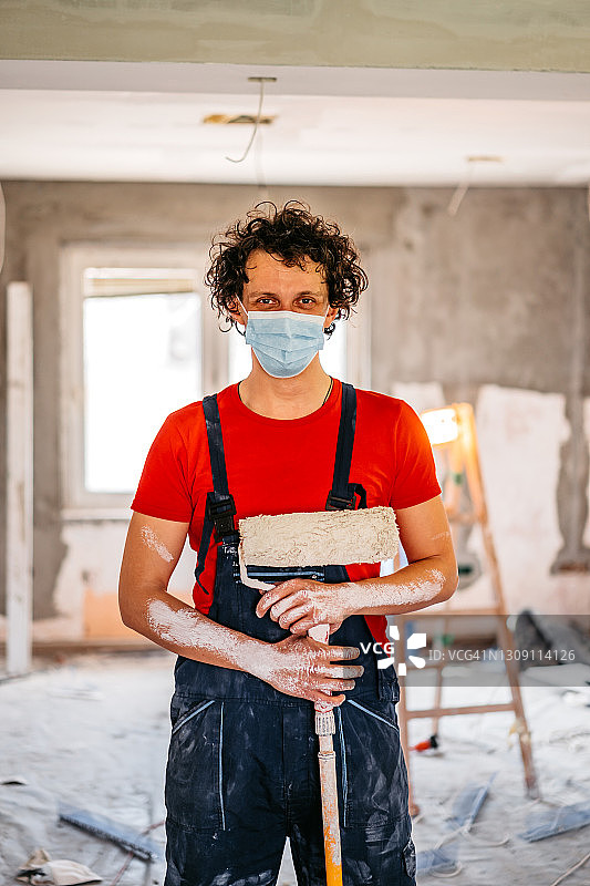 房屋油漆工图片素材