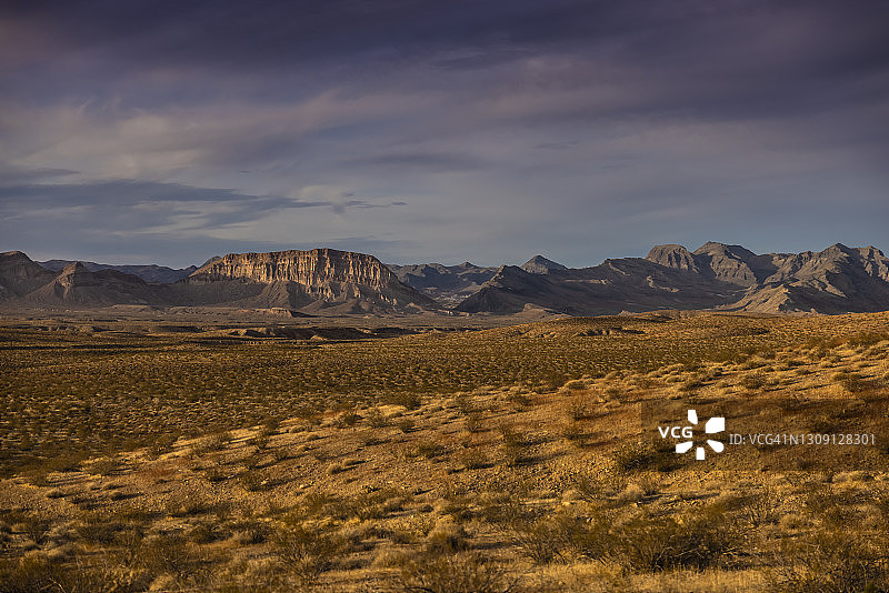 内华达州奥弗顿沙漠图片素材