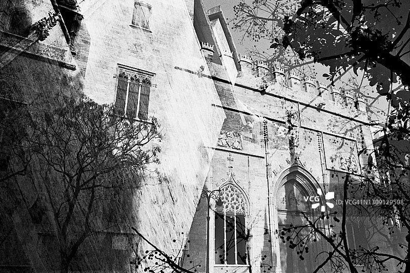 双重曝光图片素材