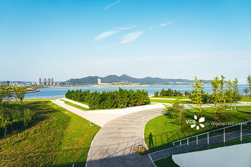 公园小路图片素材