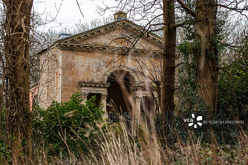 金斯韦斯顿庄园的老建筑图片素材