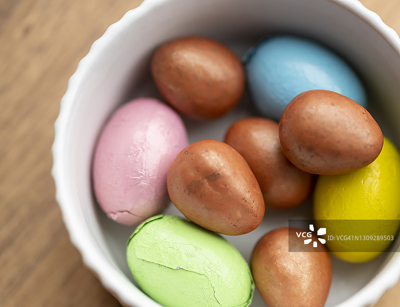 巧克力复活节彩蛋图片素材