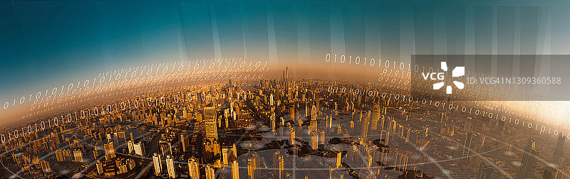 上海城市网络图片素材