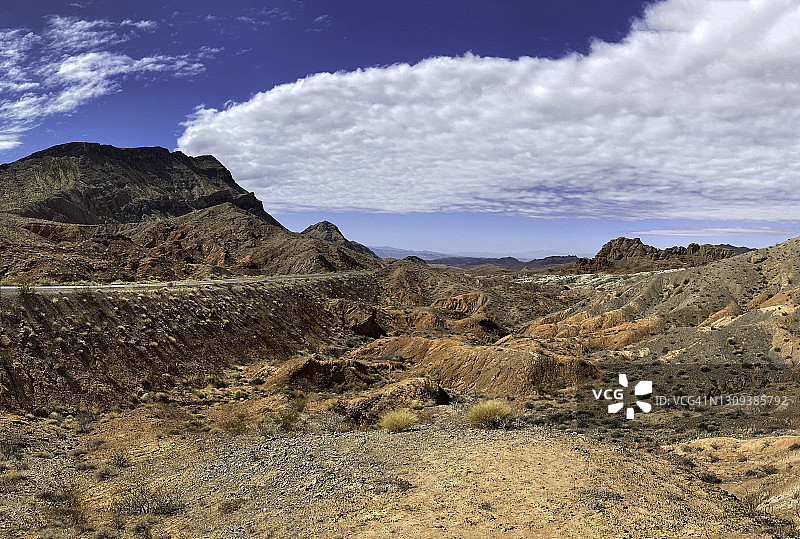 米德湖国家公园的北岸峰会小径图片素材
