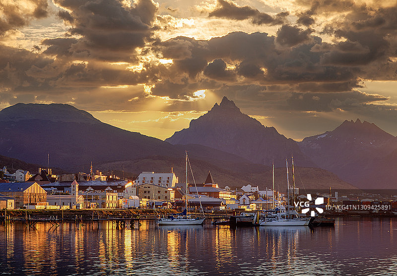 火地岛乌斯怀亚景色图片素材