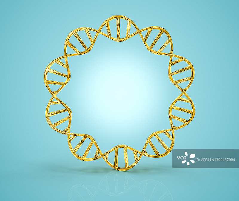 DNA双螺旋环图片素材