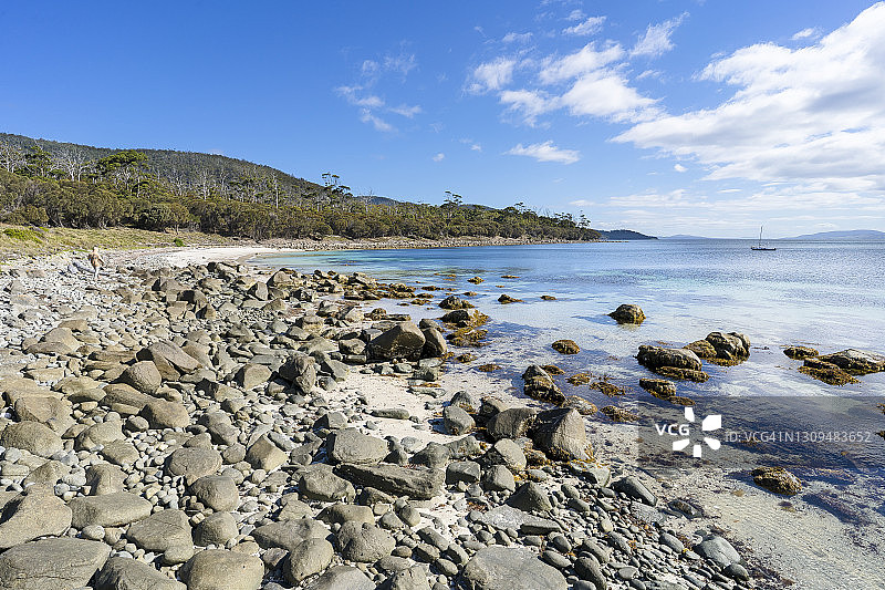 原始的墨丘利通道 | Maria岛图片素材