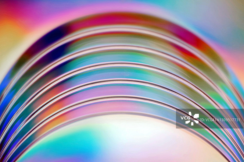 发光弧线图片素材