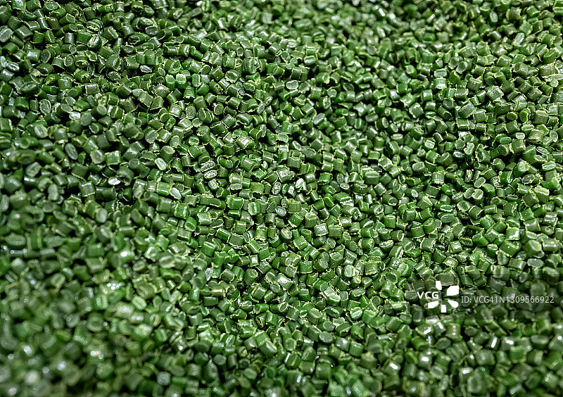 绿色塑料颗粒图片素材