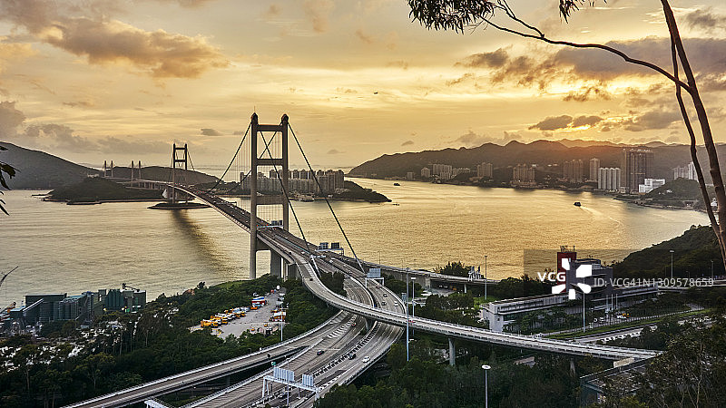 香港青马大桥图片素材