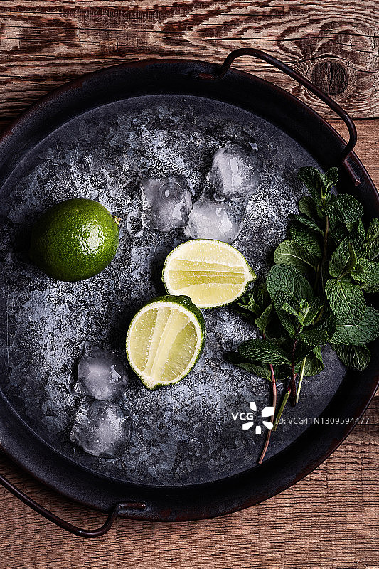 莫吉托配方饮品图片素材