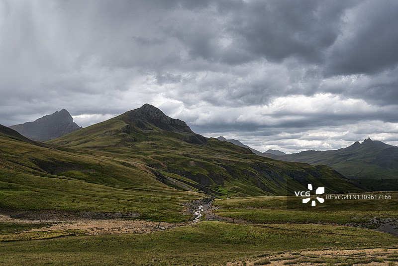 科罗拉多州Uncompahgre荒野的暴风雨天气图片素材