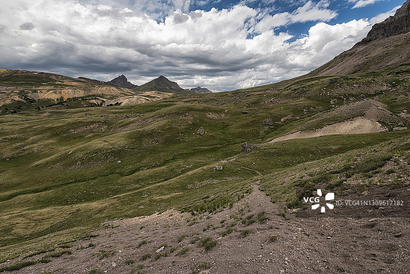 科罗拉多州Uncompahgre荒野的山景图片素材
