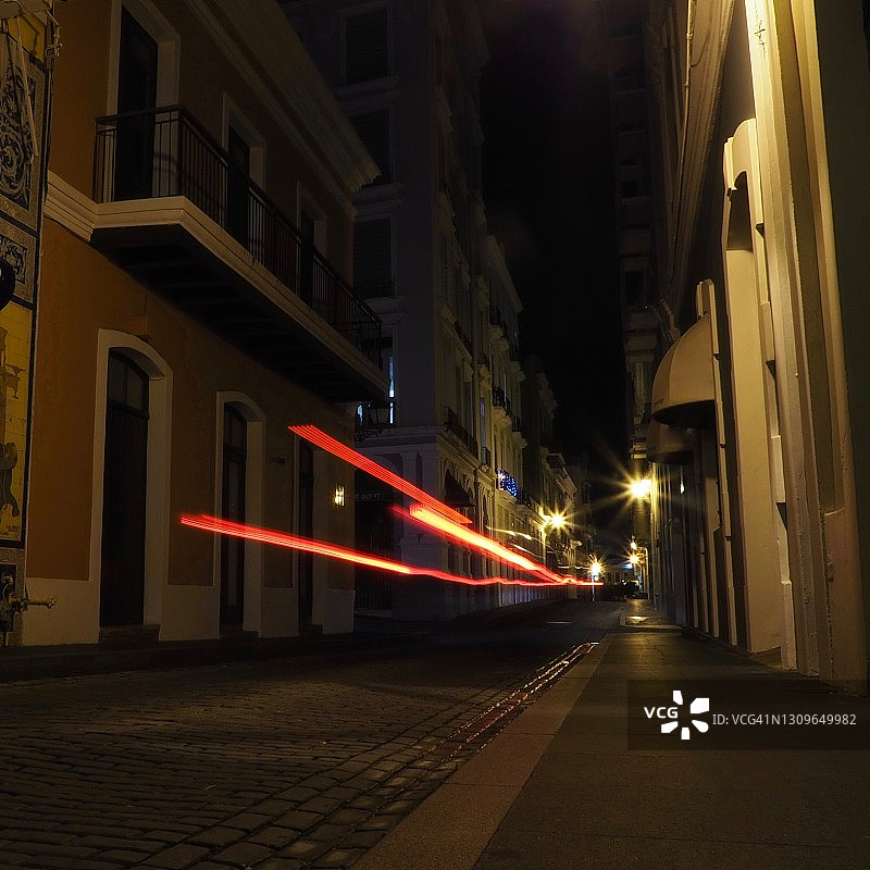 旧圣胡安街景图片素材