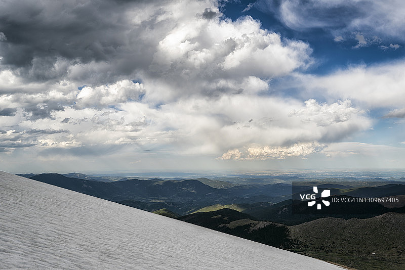 科罗拉多州埃文斯山荒野山景图片素材