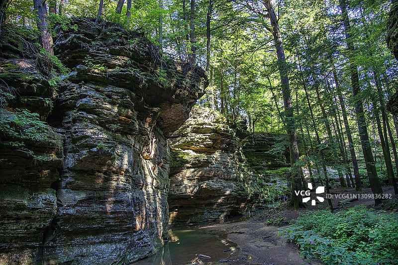 霍金山州立公园的老人洞穴图片素材