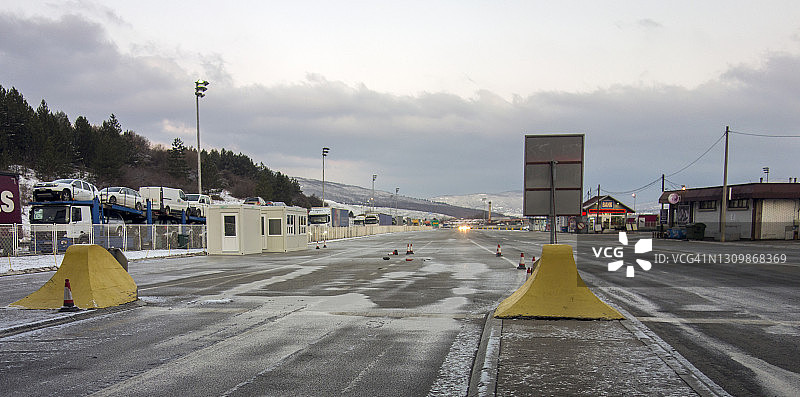 塞尔维亚和保加利亚的国际边界（2020年）图片素材