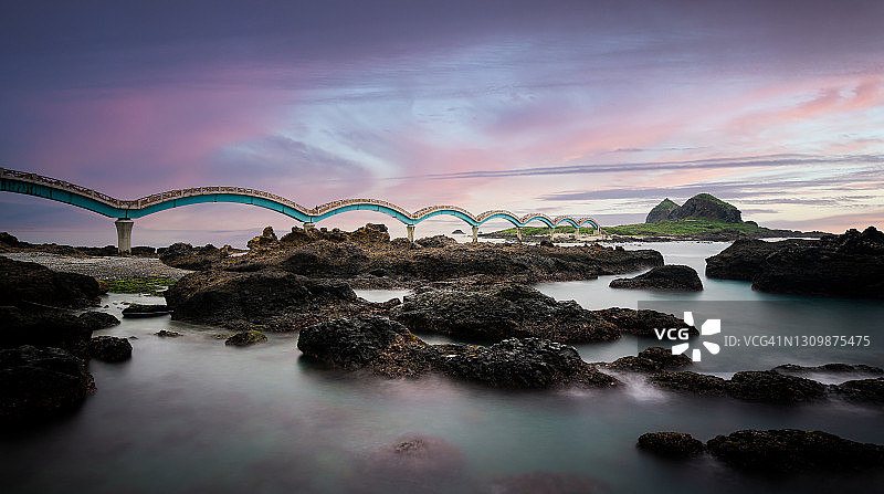 中国台湾三仙台八拱桥图片素材