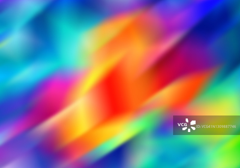 彩色模糊图片素材