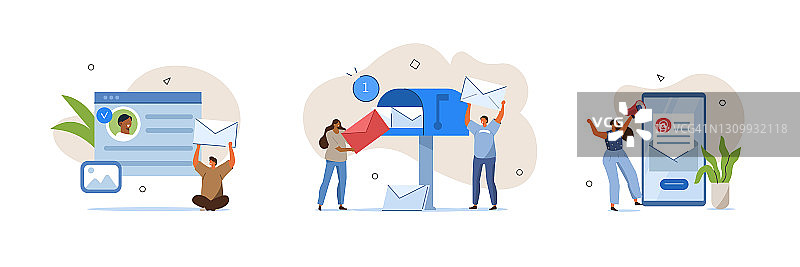 电子邮件概念图片素材