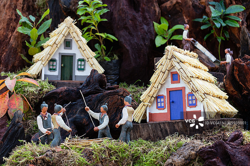 丰沙尔圣诞节耶稣床图片素材