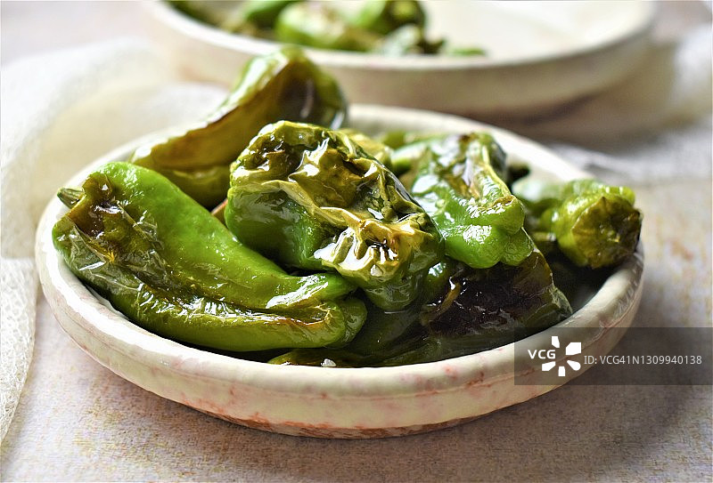 烤青椒图片素材