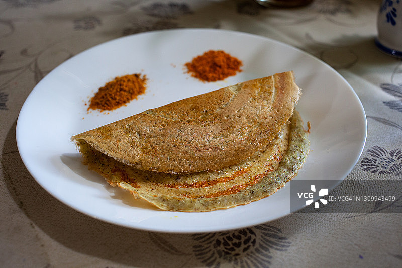 什锦谷物Dosa图片素材