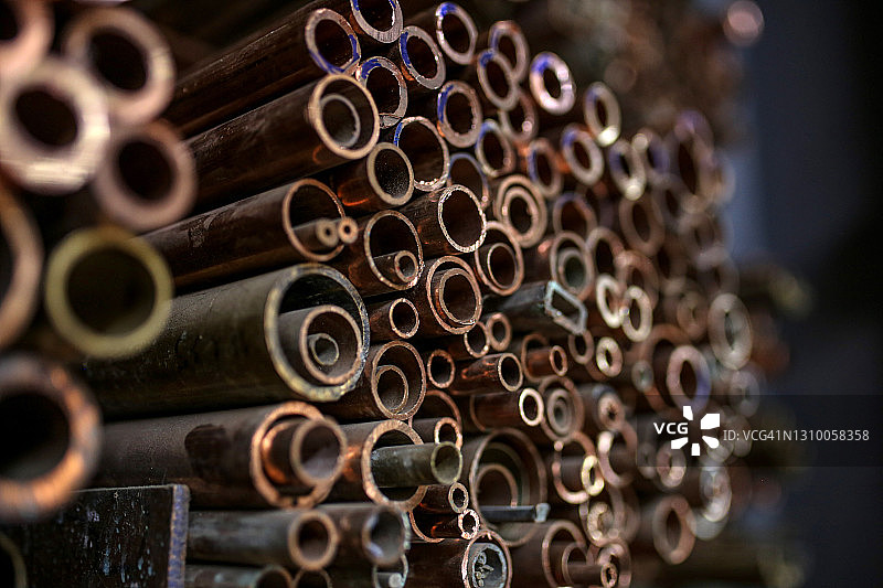 铜管工程图片素材