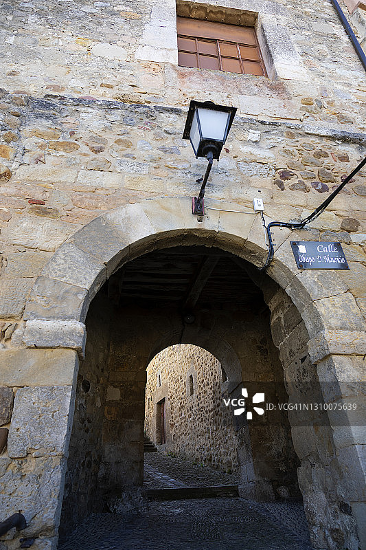 梅迪纳德波马尔，布尔戈斯，西班牙图片素材