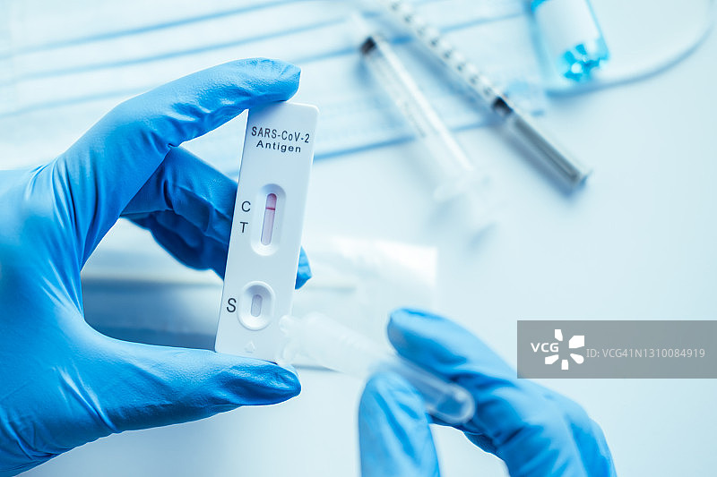 COVID-19测试图片素材
