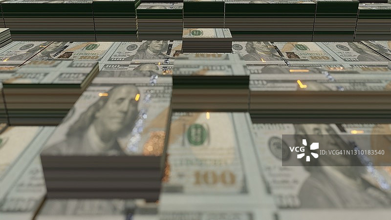 美元积木概念数字图片素材