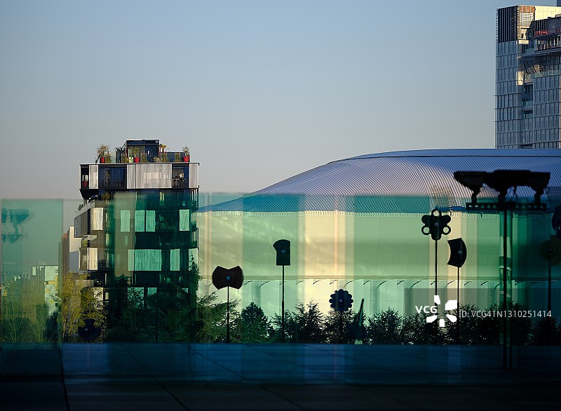 拉德芳斯的日出图片素材