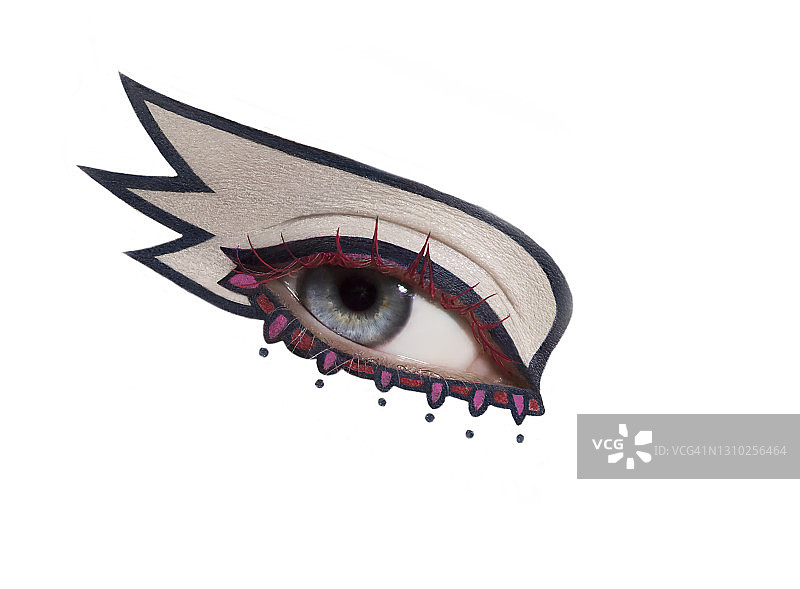 眼部彩妆设计图片素材