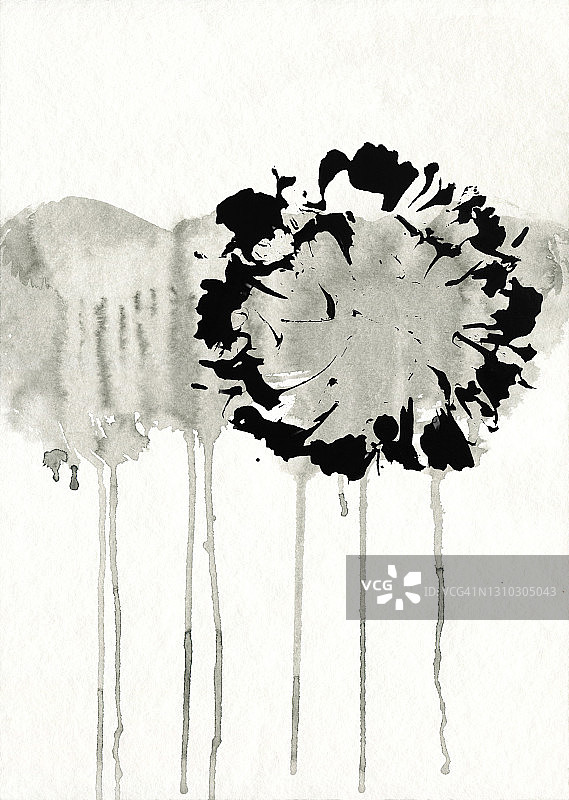 水彩纸上的抽象背景图片素材